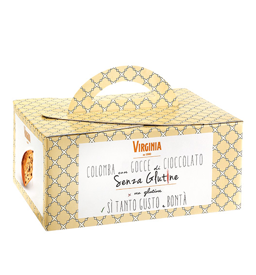 Colomba mit Schokoladenstücken - glutenfrei